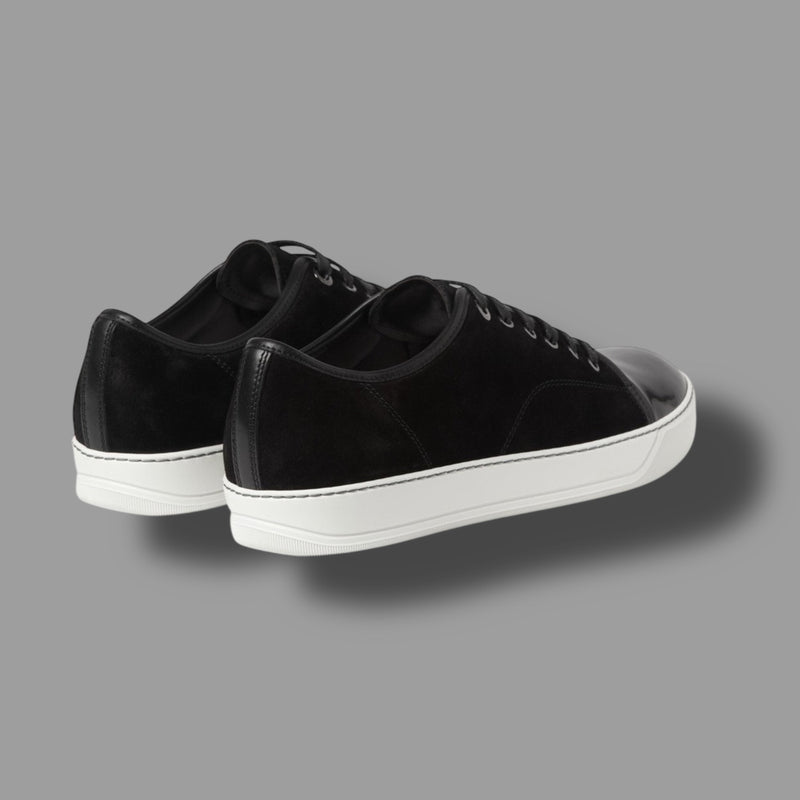 dbb1 velvet patent cap toe